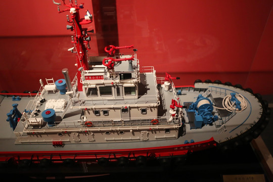 消防船模型