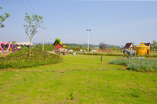 花海 主题公园 游乐园