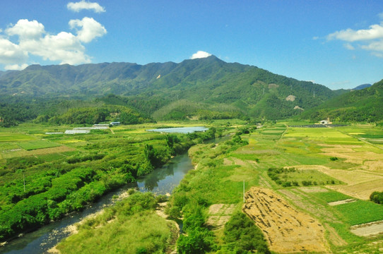 美丽田园自然风光