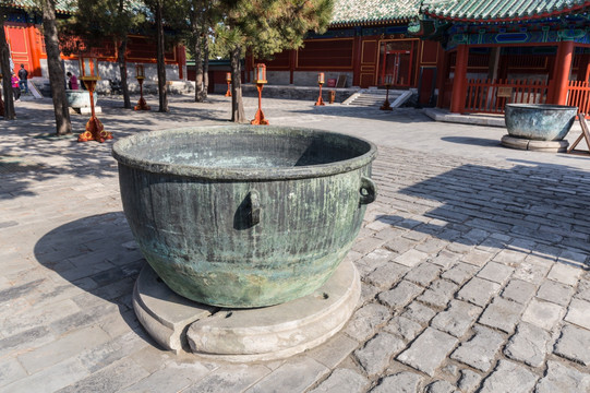 北京天坛神厨库铜缸