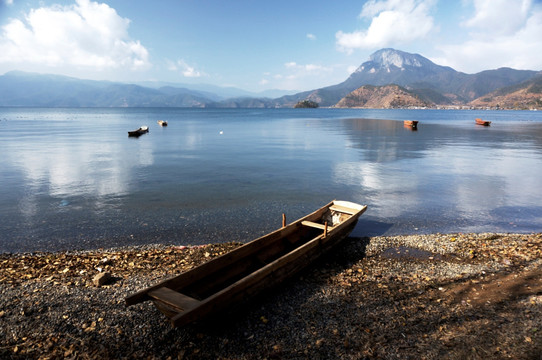 泸沽湖 风景壁纸