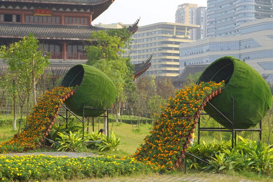 城市园林艺术 植物立体造型