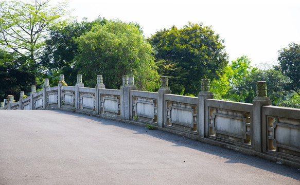 石栏杆 石雕桥面