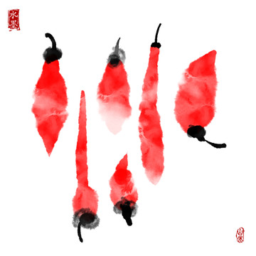 辣椒 写意辣椒