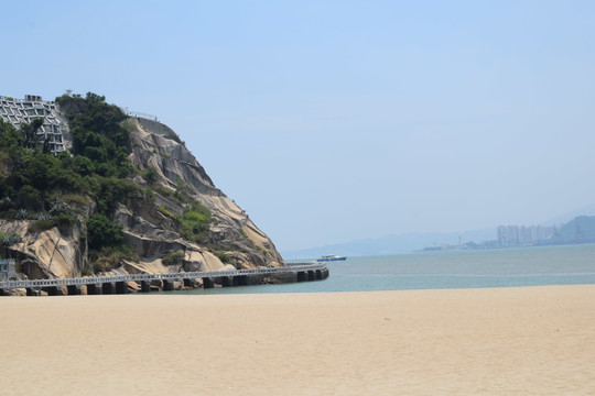 鼓浪屿海滩栈道