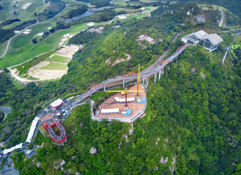 东部华侨城 登峰造极云霄飞轮