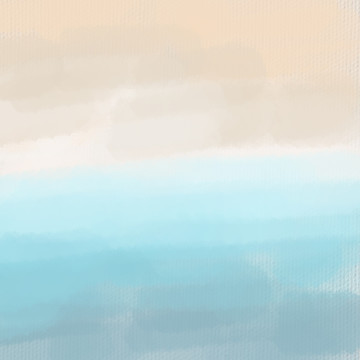大海抽象画 简约抽象画