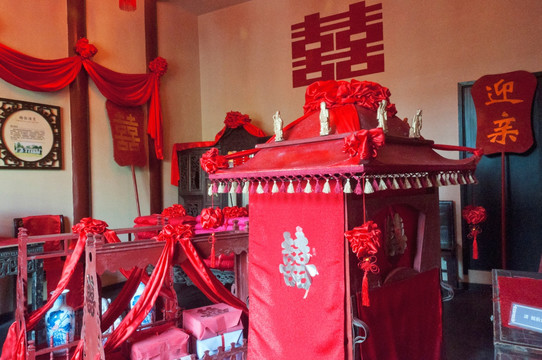 中式婚礼物件展览