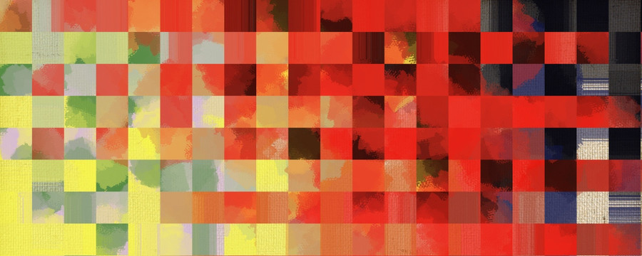 抽象画 几何装饰画