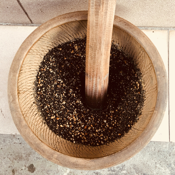 手捣芝麻糊