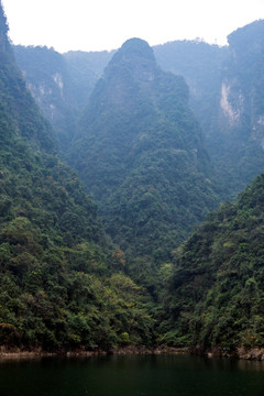 长江峡谷风光 远山 意境山水