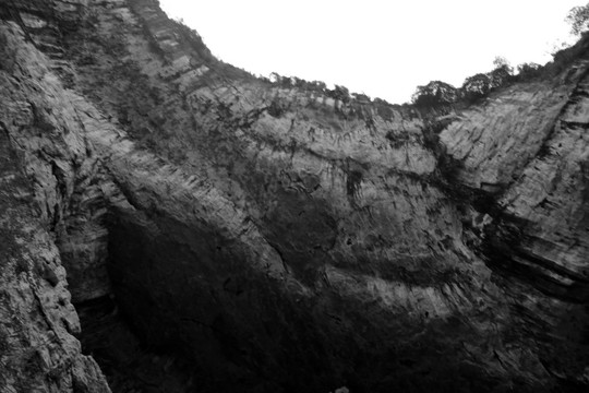 清江画廊 悬崖 峭壁 峡谷