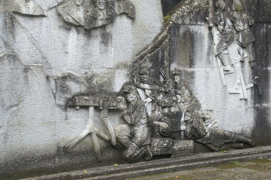 滇缅抗战雕塑