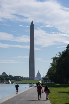 华盛顿纪念碑 竖片