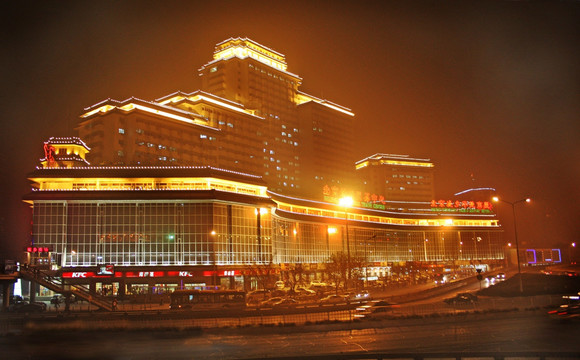 中国城乡贸易中心夜景 北京