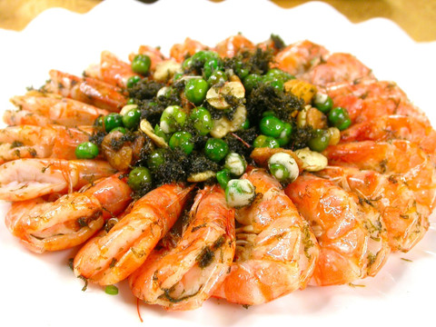 苔香松铃虾