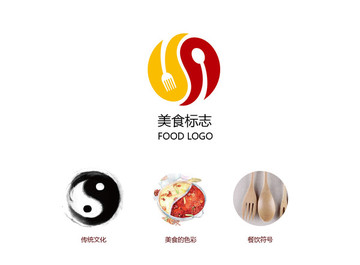 美食logo