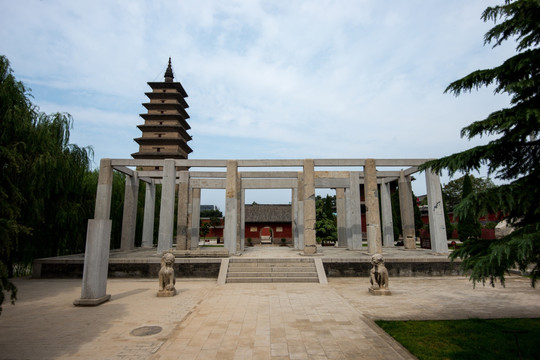 正定开元寺 三门楼