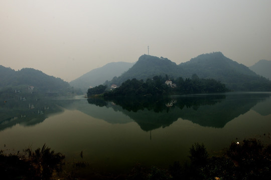 水墨山水画 水墨山水