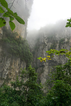 高山峡谷 悬崖峭壁