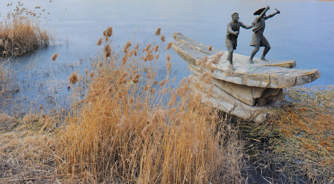河滨景观雕塑