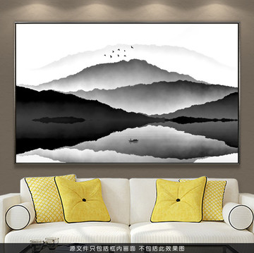 水墨挂画 水墨壁纸 水墨画