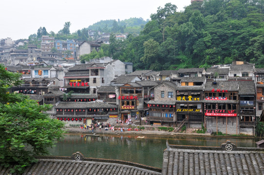 湖南省张家界风景山峰旅游景点