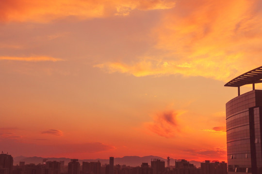 晚霞