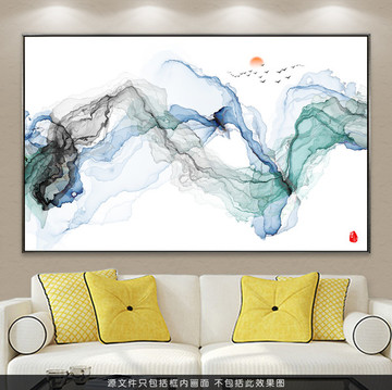 抽象意境水墨画 水墨挂画