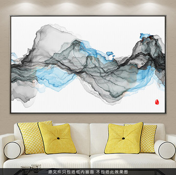 现代水墨意境装饰画