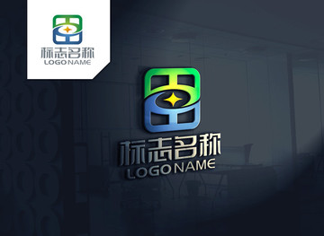 中字 方形科技logo
