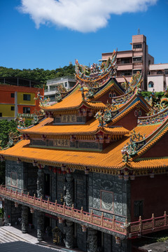 台湾新北市九份的寺庙