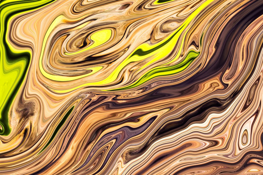 抽象画 油画 TIF无分层