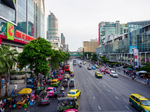 曼谷城市风光 泰国街景