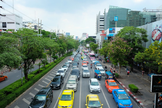 曼谷街头 曼谷街景 曼谷交通