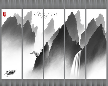 水墨画