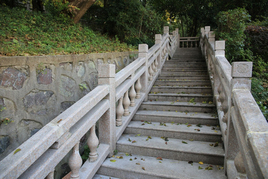 公园石阶