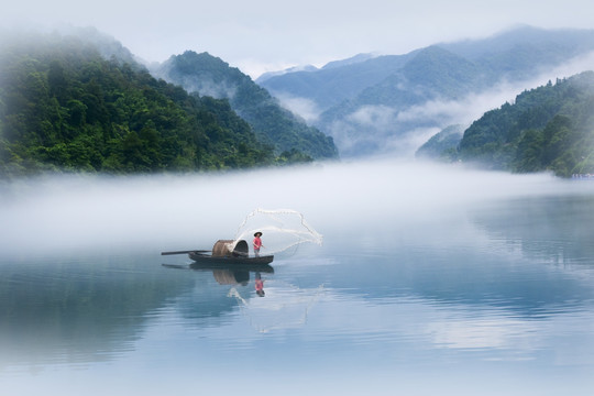 古风水墨山水