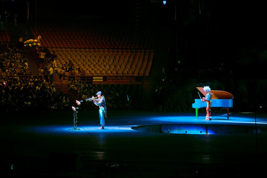 长隆 马戏团 表演 舞台 灯光