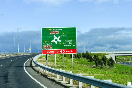 澳洲高速公路路牌