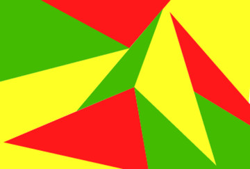 三角形红绿黄彩色
