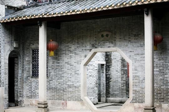 庭院门 中式古建筑古文化