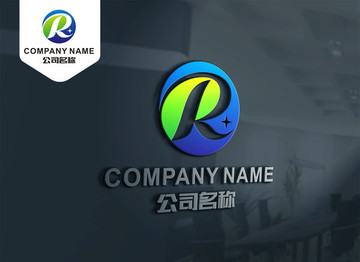 R字母LOGO设计 R标志