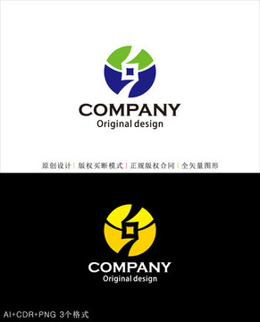 标志设计 S字母logo设计