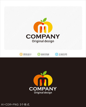 字母M标志设计 logo设计