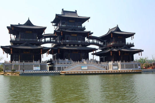中式古典建筑楼阁