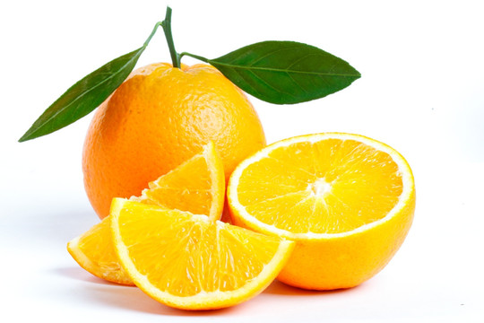 橙子高清白底