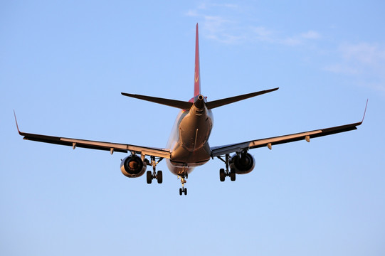 北部湾航空 飞机降落