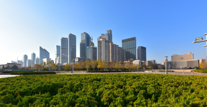 青岛城市全景