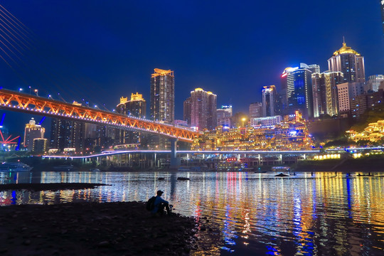 重庆夜景 洪崖洞夜景